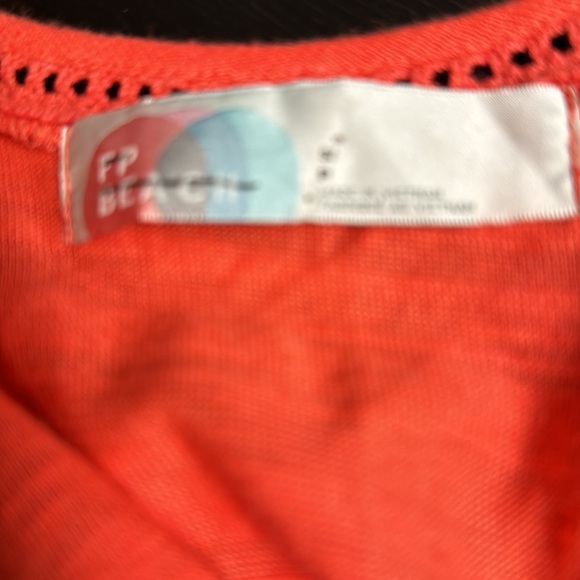 Free People, Tangerine colored Seaport Maxi Sundress, size Small/Petite - Picture 4 of 5